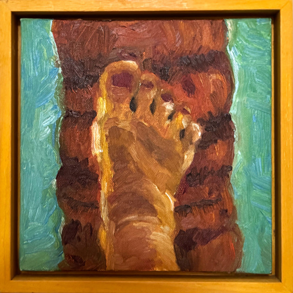 foot on the caribbean