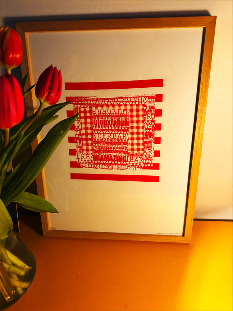 Wunderbar fantastic, screenprint